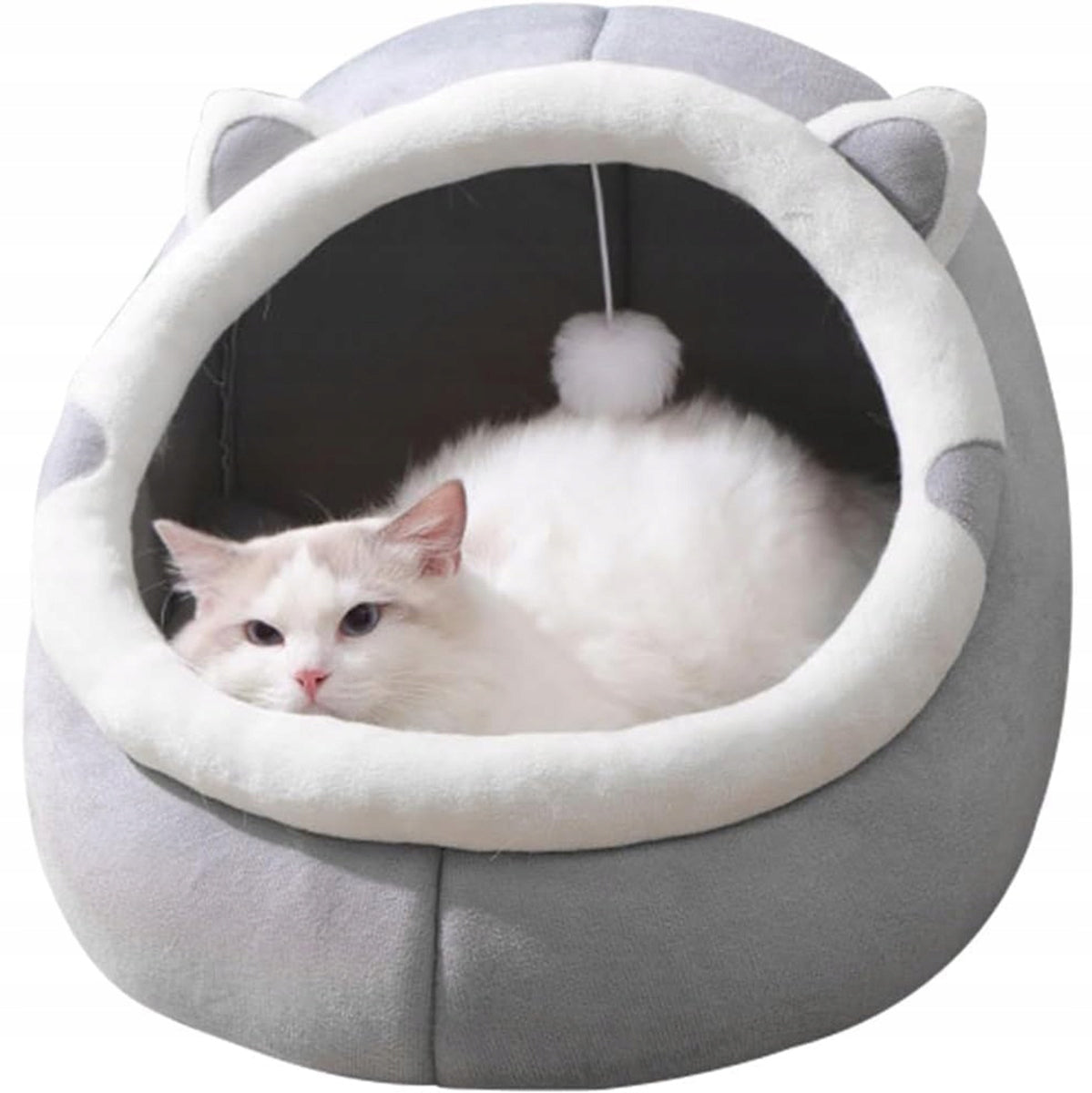 PLUSH CAT HOUSE BED BOOTH BEDDING WARM SOFT PILLOW