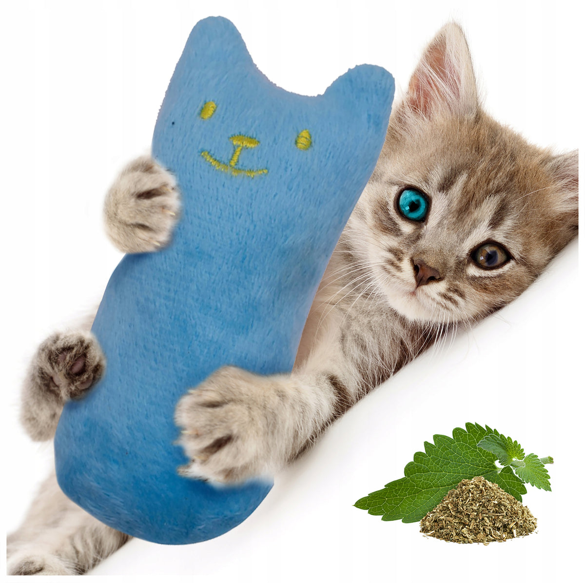 PLUSH INTERACTIVE CAT TOY CATNIP BEAR PLUSH TOY