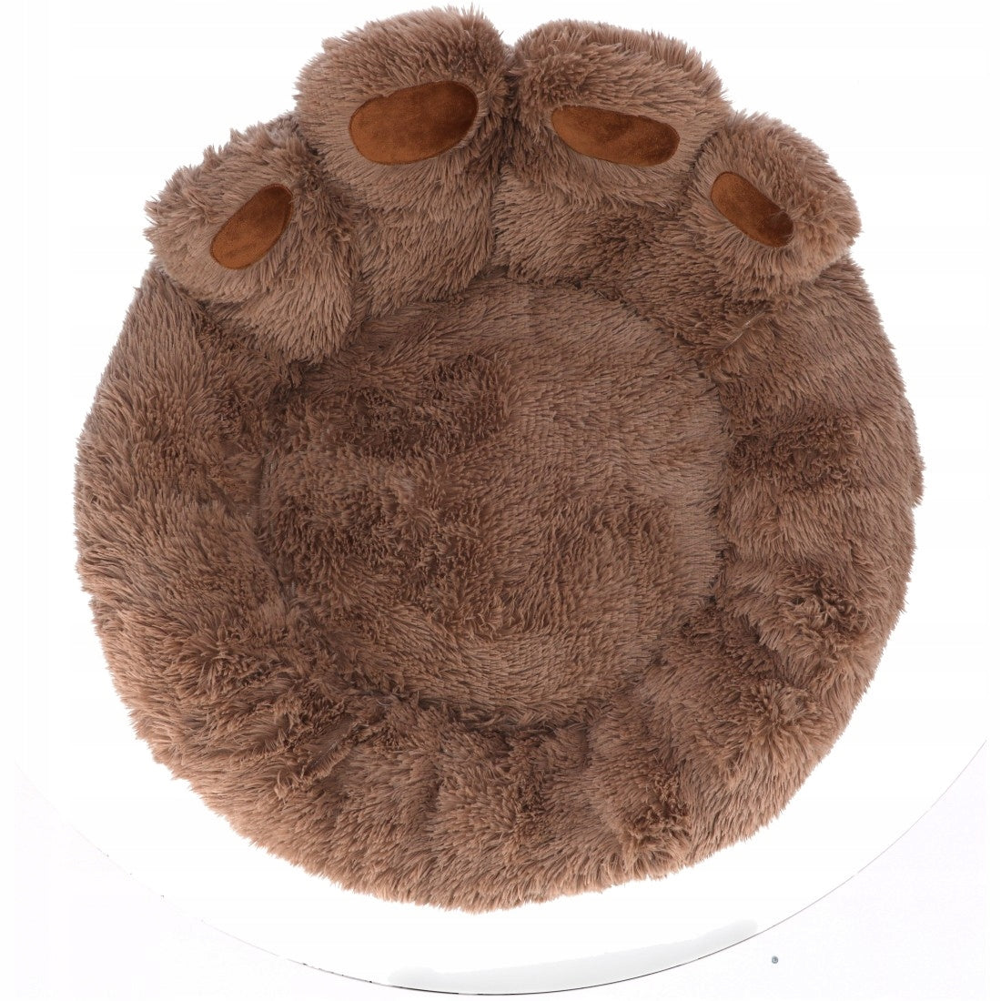 PLUSH ROUND CAT DOG PLAYPEN BED Pillow Bed 60x60 Paw Manufacturer code 5900410320994