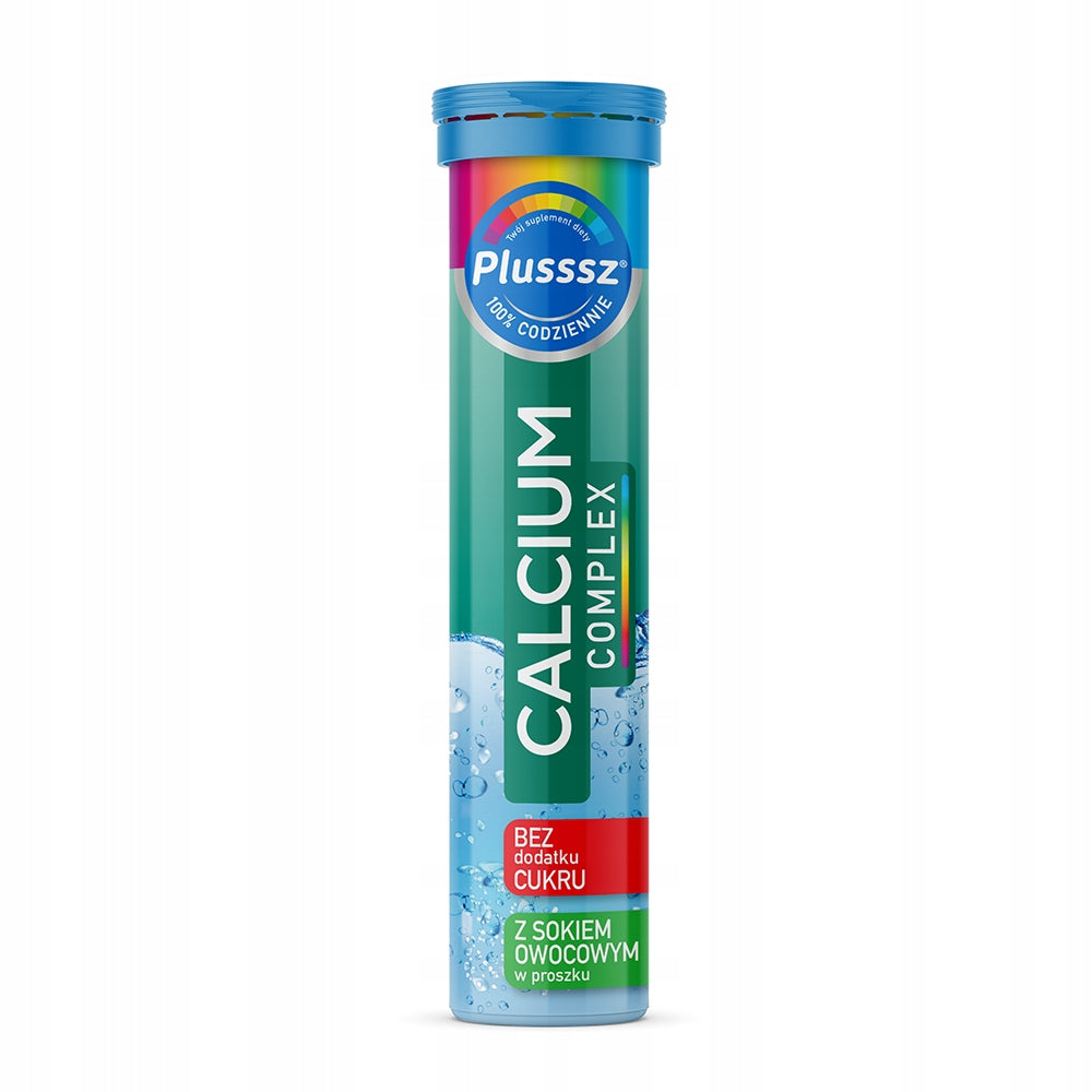 PLUSSSZ Calcium Complex Calcium mango vitamins 20 effervescent tablets Supplement
