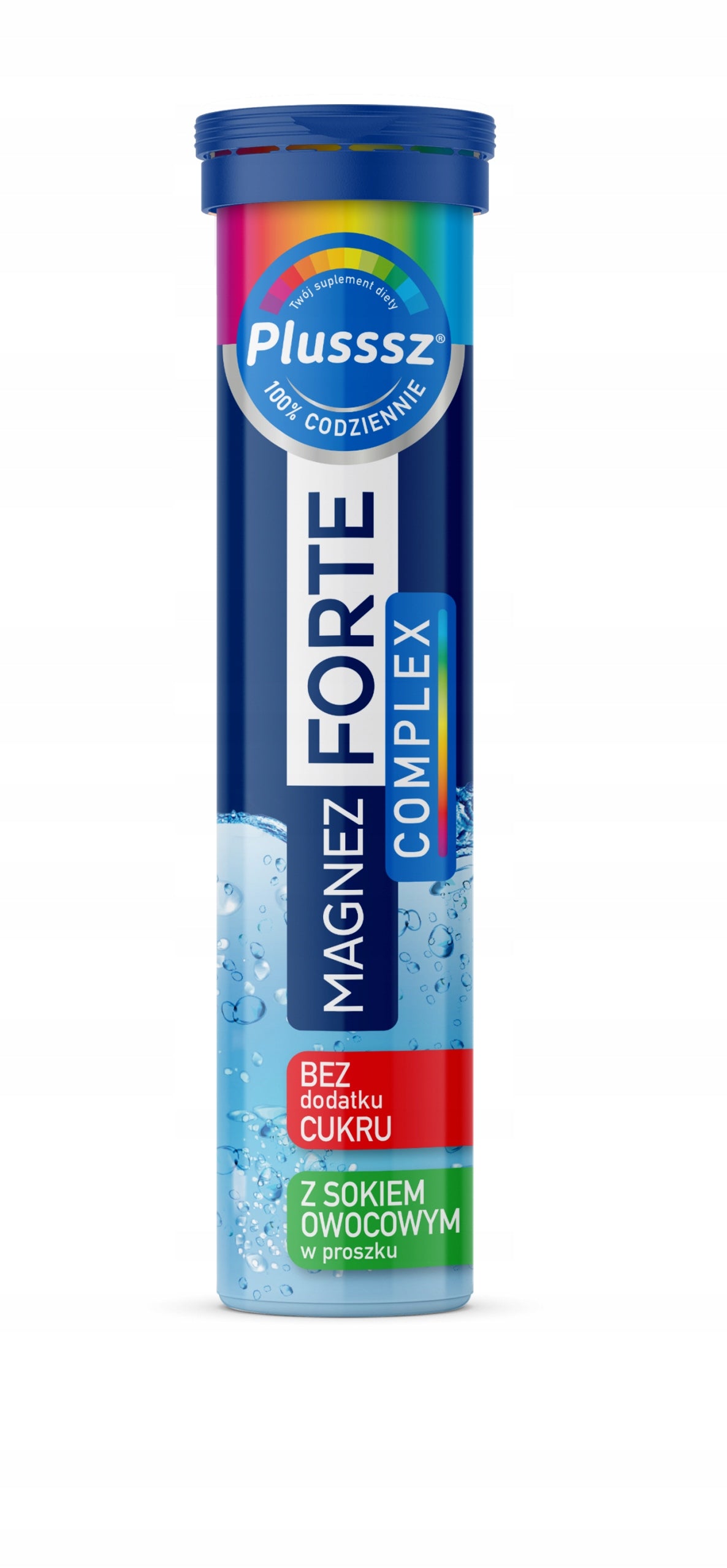 PLUSSSZ Magnesium Forte Complex orange grapefruit 20 effervescent tablets Brand Polski Lek