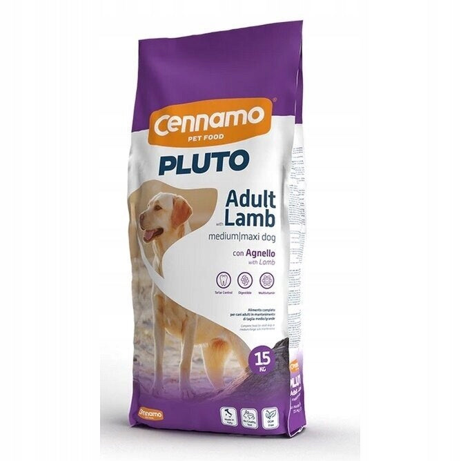 PLUTO Dog Adult Medium/Maxi Lamb 15kg * Cennamo *