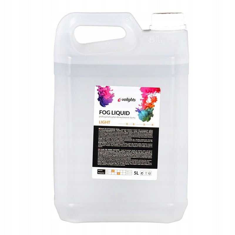 Evolights Nebelflüssigkeit für Nebelmaschine Light, 5L 
