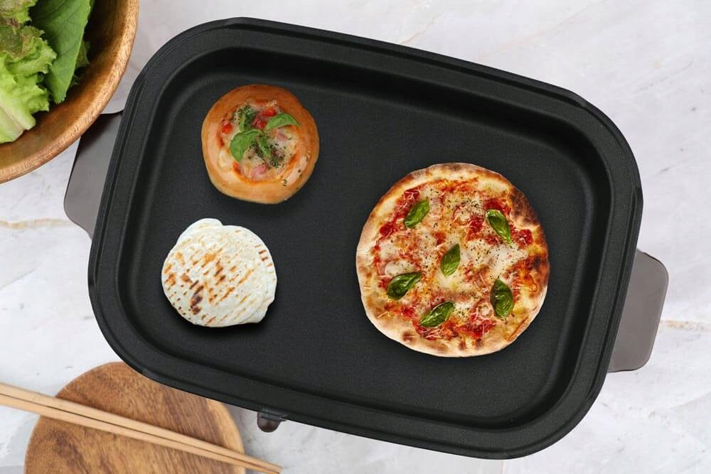 Grillplatte Kuvings Ceramic Plus, schwarz 