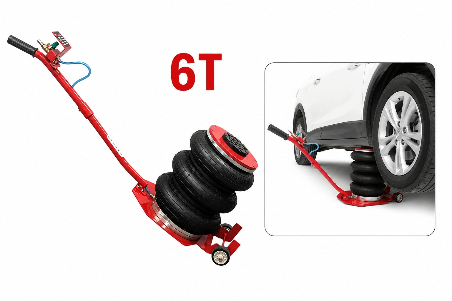 PNEUMATIC LIFT 6T SNOWMAN FOR WORKSHOP CAR