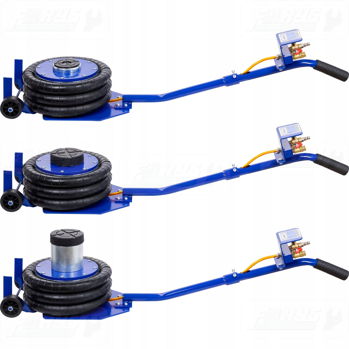 PNEUMATIC LIFT WITH EXTENSION 3500KG SNOWMAN 3.5T FR7087 Brand Farys