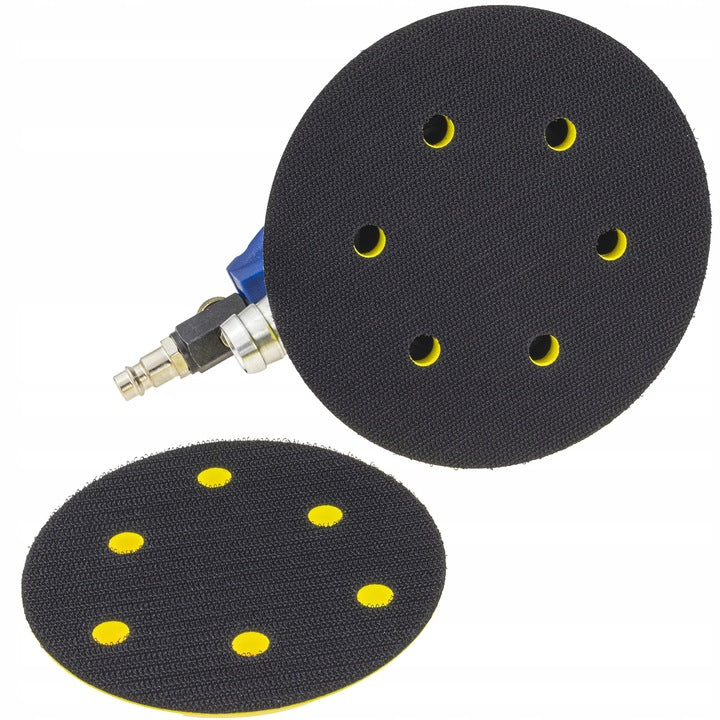 PNEUMATIC OSCILLATING GRINDER ECCENTRIC WOOD METAL 125+150MM Manufacturer code V04151