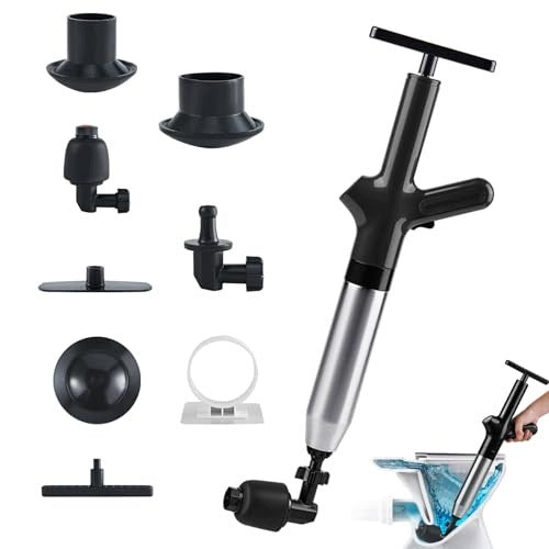 PNEUMATIC PUMP DRAIN CLEANING PRESSURE GAUGE 8 BAR STEEL SET Brand no brand
