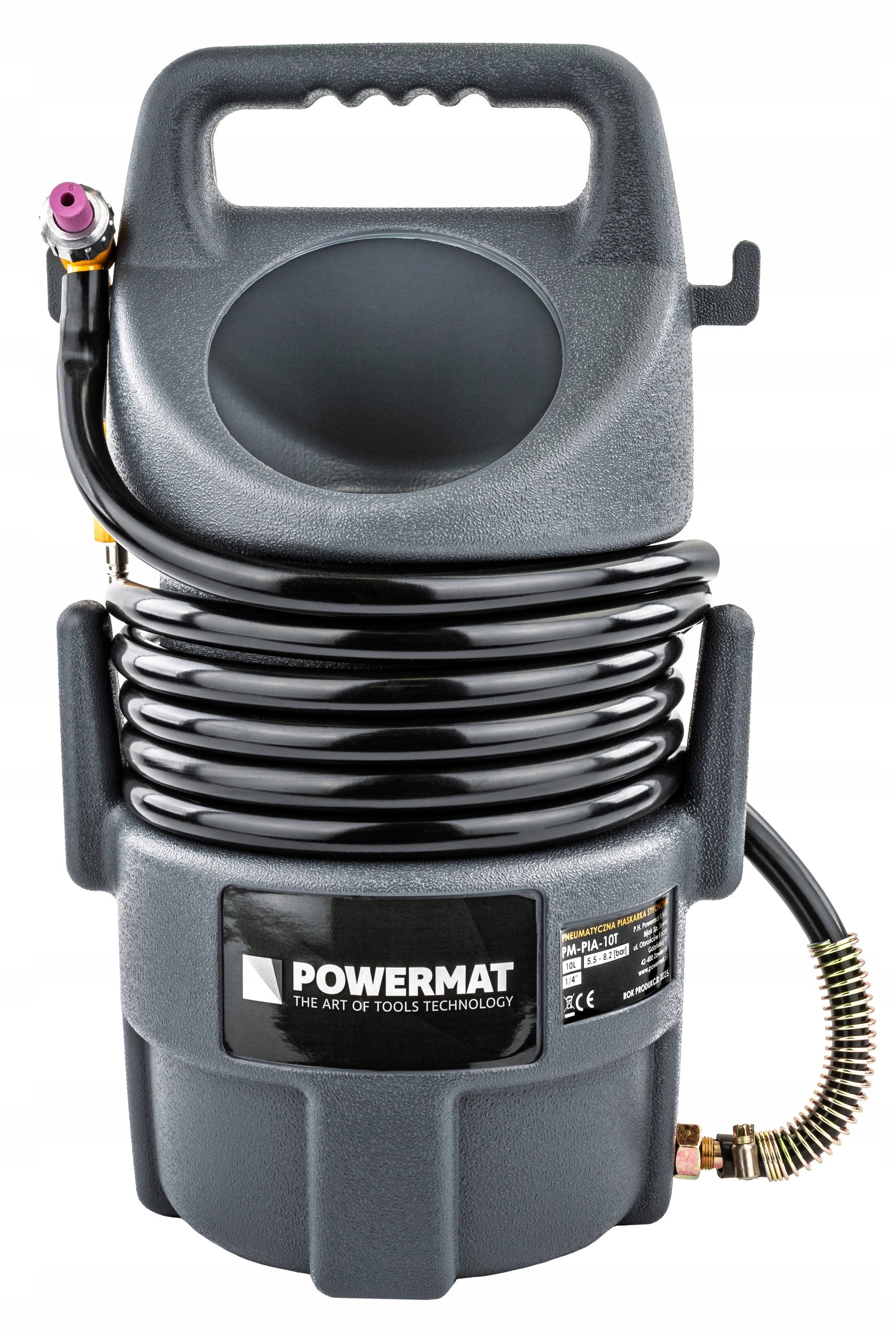 PNEUMATIC SIPHON SANDBLASTER 10L GUN CLEANING SANDBLASTING NOZZLES Brand Powermat