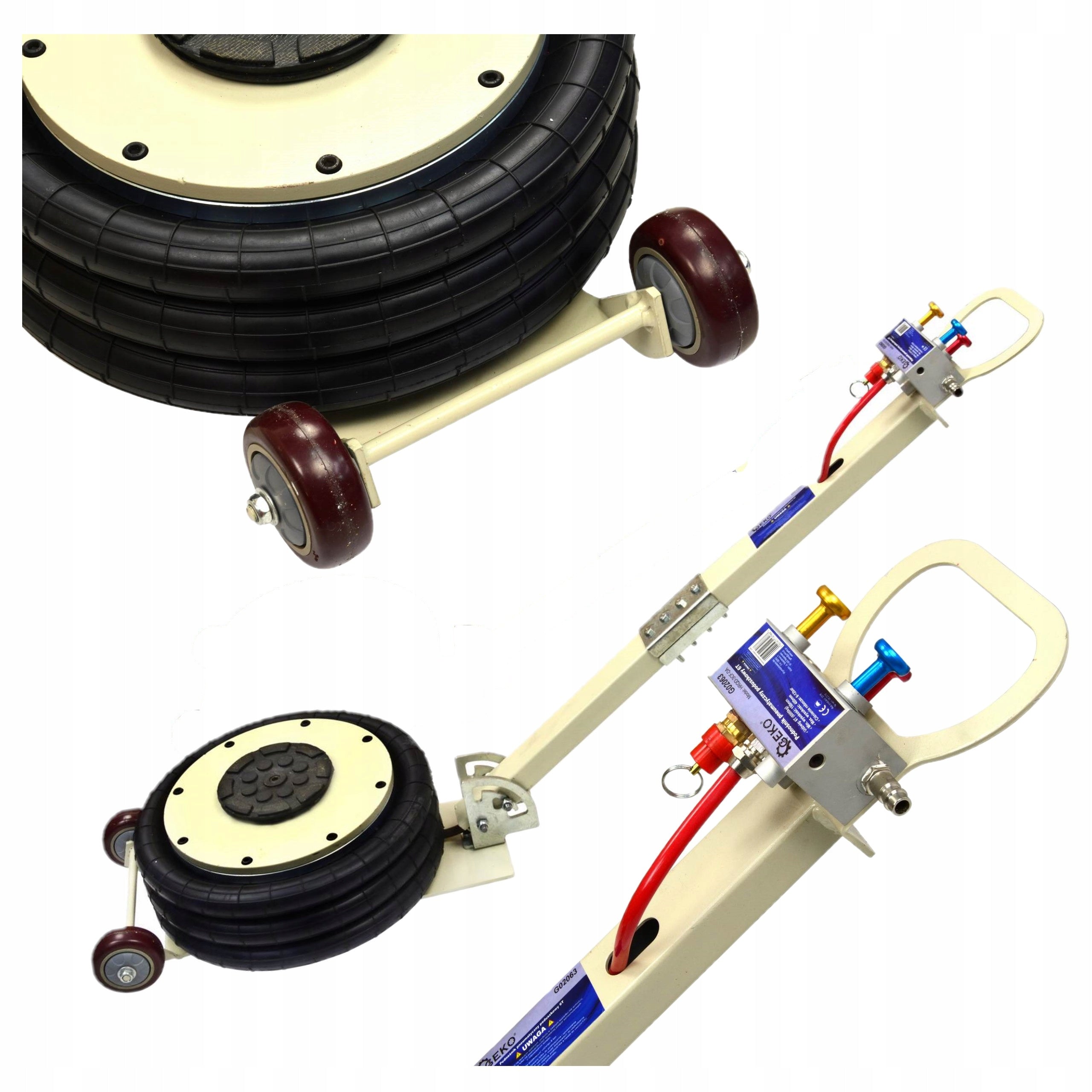 PNEUMATIC SNOWMAN LIFT 6T CUSHION 6 TONS UNIVERSAL SAFE