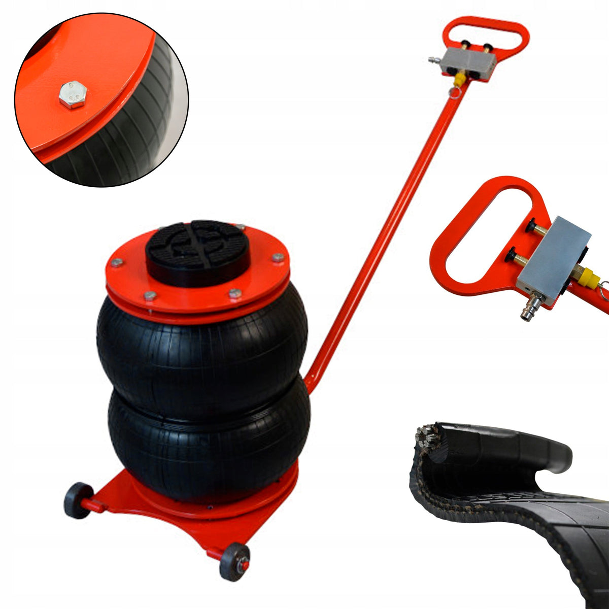 PNEUMATIC SNOWMAN LIFT CUSHION 2.8T CAR JACK 2800KG