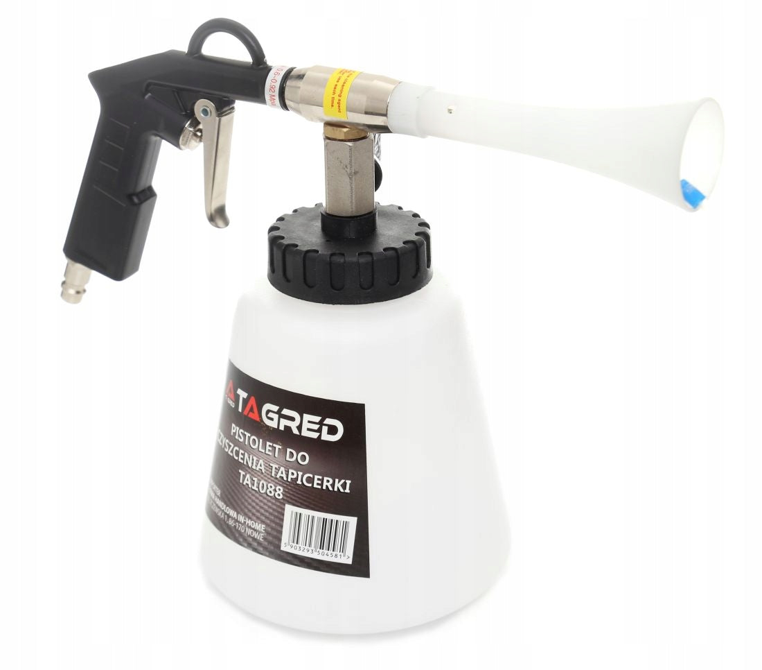 PNEUMATIC WASHING GUN FOR WASHING UPHOLSTERY FOAMER 1L Manufacturer TAGRED