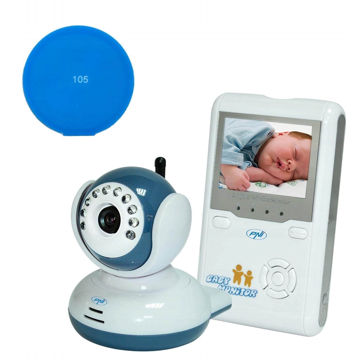 PNI Baby Monitor B2500 wireless screen 6,1 cm