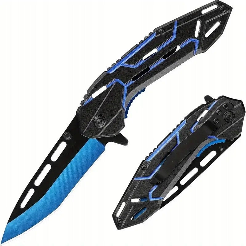 POCKET KNIFE FOLDING SURVIVAL FINKA STAINLESS STEEL CAMPING SHARP Packaging status original