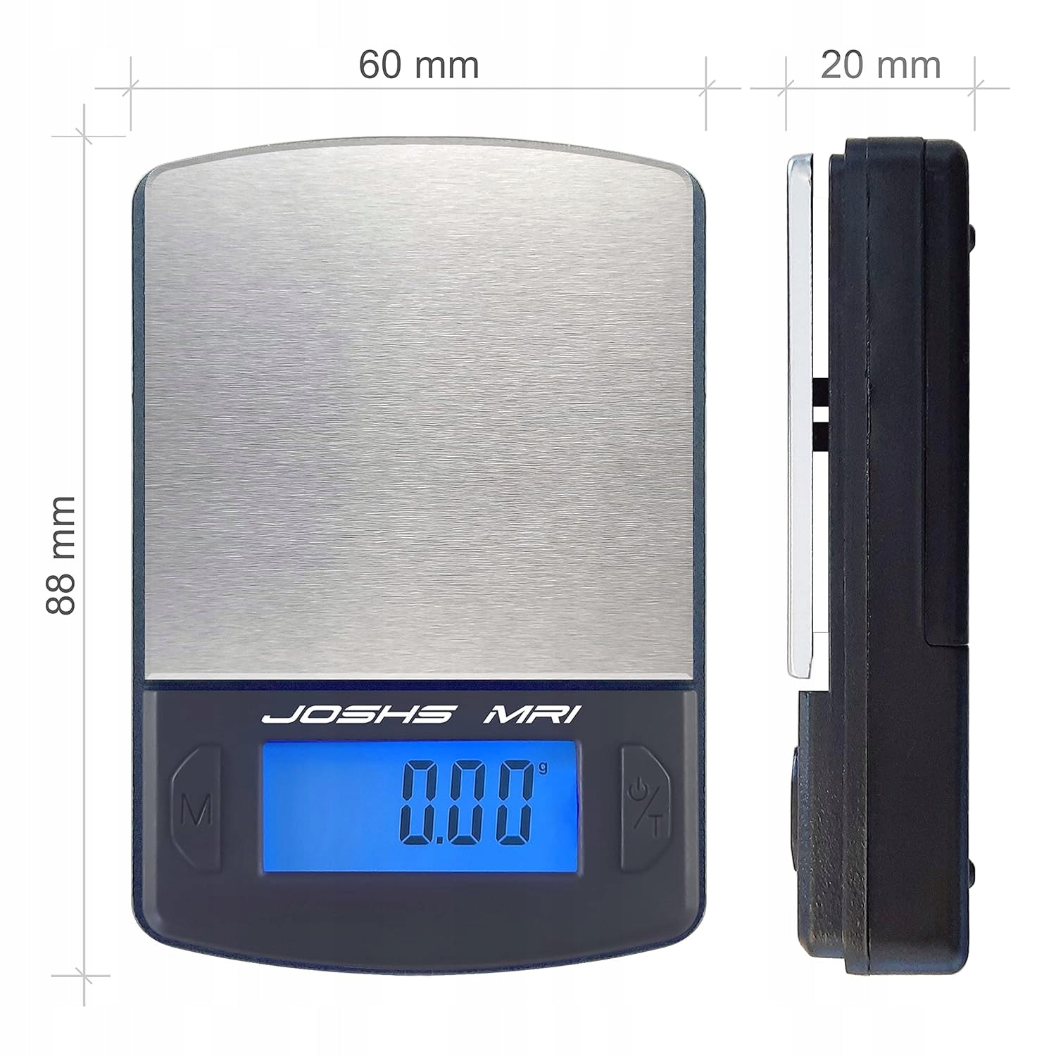 POCKET SCALE 0,01 – 100G, STAINLESS STEEL, TARE ILLUMINATED LCD AUTO-OFF Manufacturer code 5906104140510