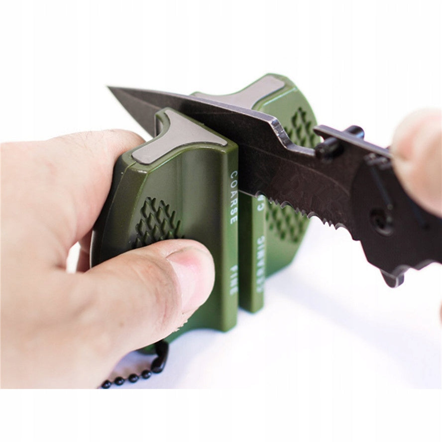 POCKET SHARPENER WHETSTONE FOR TACTICAL KNIVES MILITARY BUSHCRAFT CUBE Manufacturer code OSTRZAŁKA KIESZONKOWA DO NOŻY TAKTYCZNYCH