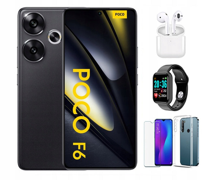 POCO F6 12 GB / 512 GB 5G black smartphone