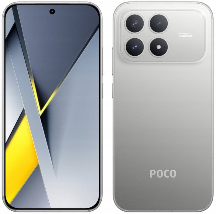 POCO F8 Pro 12GB/512GB, stříbrná