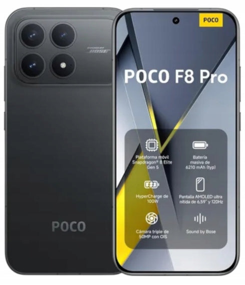 POCO F8 Pro 5G 6.59" 12/256GB AMOLED 120Hz 6210mAh 100W HyperCharge BOSE