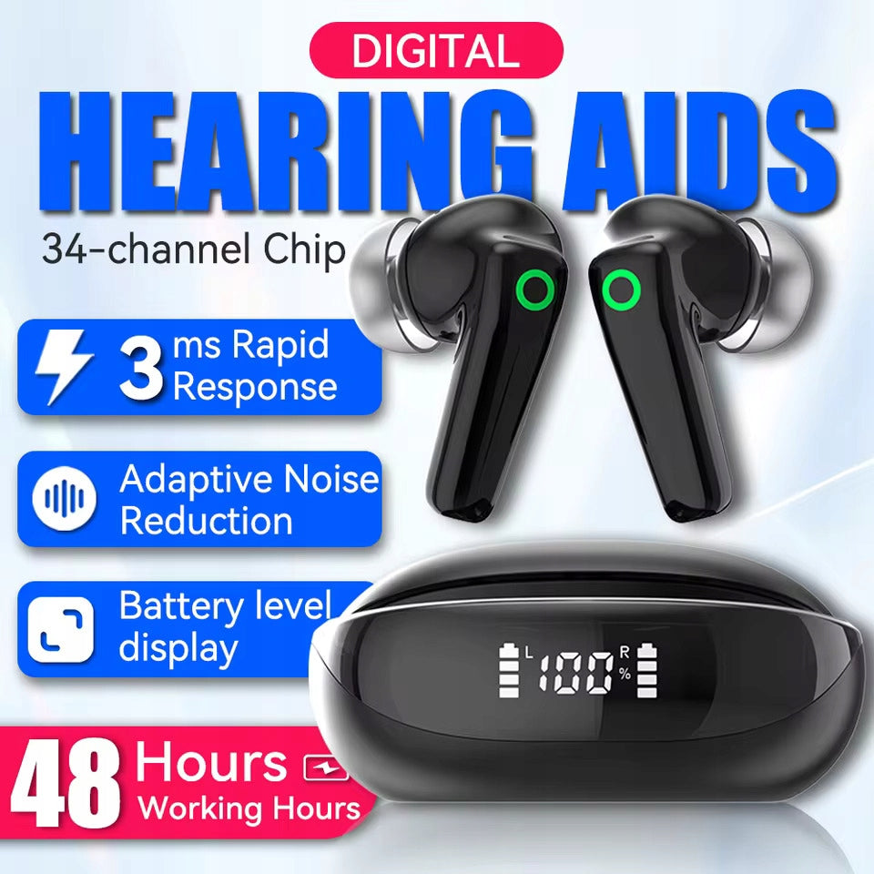 POCO X903 Bluetooth 5.3 | Hearing Aid + Headphones TWS PRO Black Packaging status original
