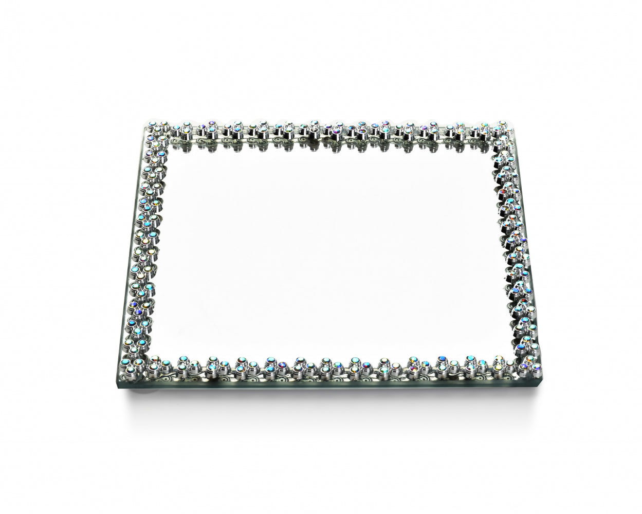 Margot Silver Dekotablett 15x15x1cm 