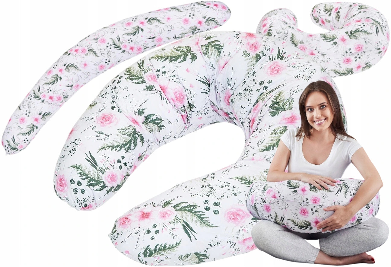 Kissen für schwangere und stillende Mütter Babymam, 160x75 cm 
