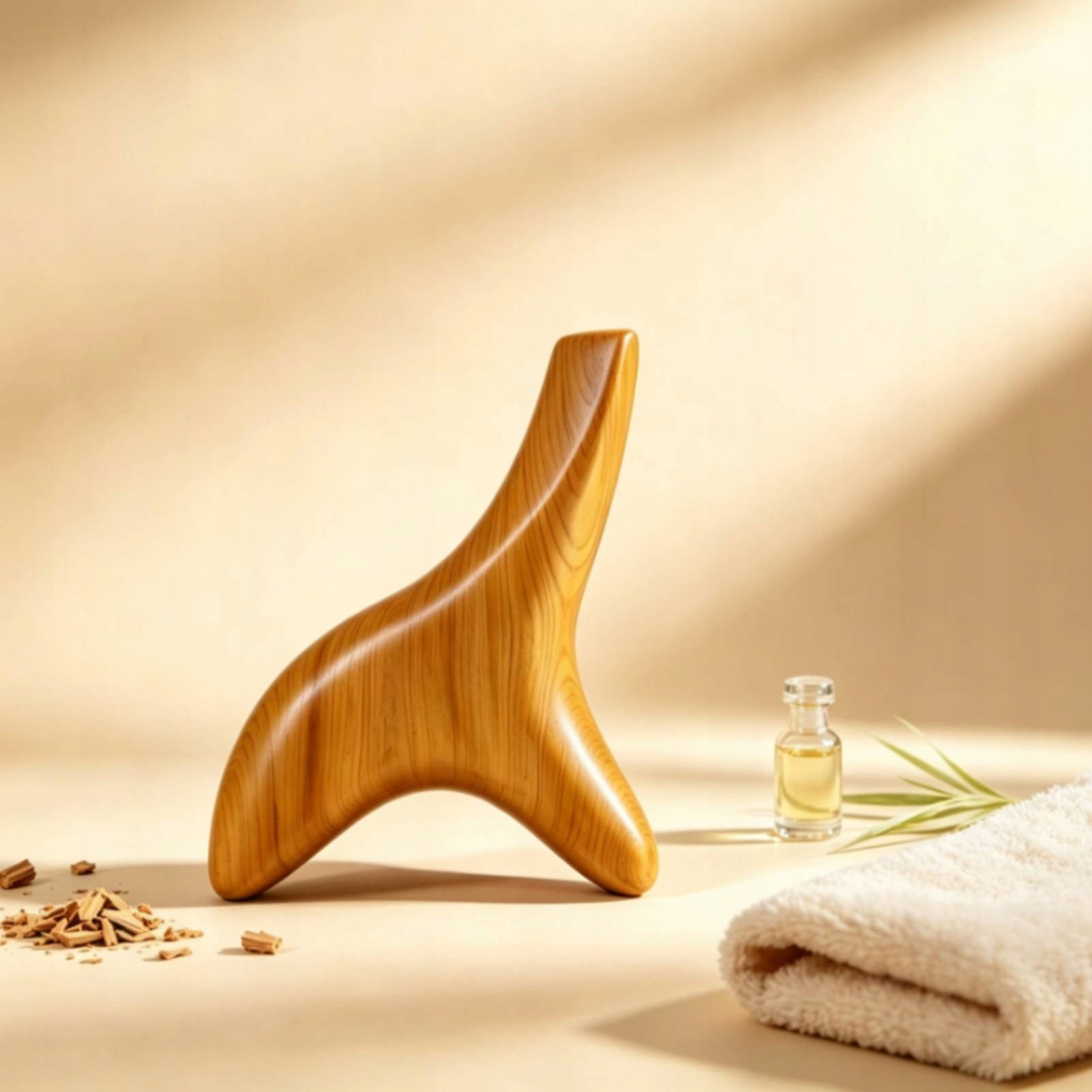 POINT MASSAGE AND REFLEXOLOGY DEVICE SANDALWOOD MASSAGER