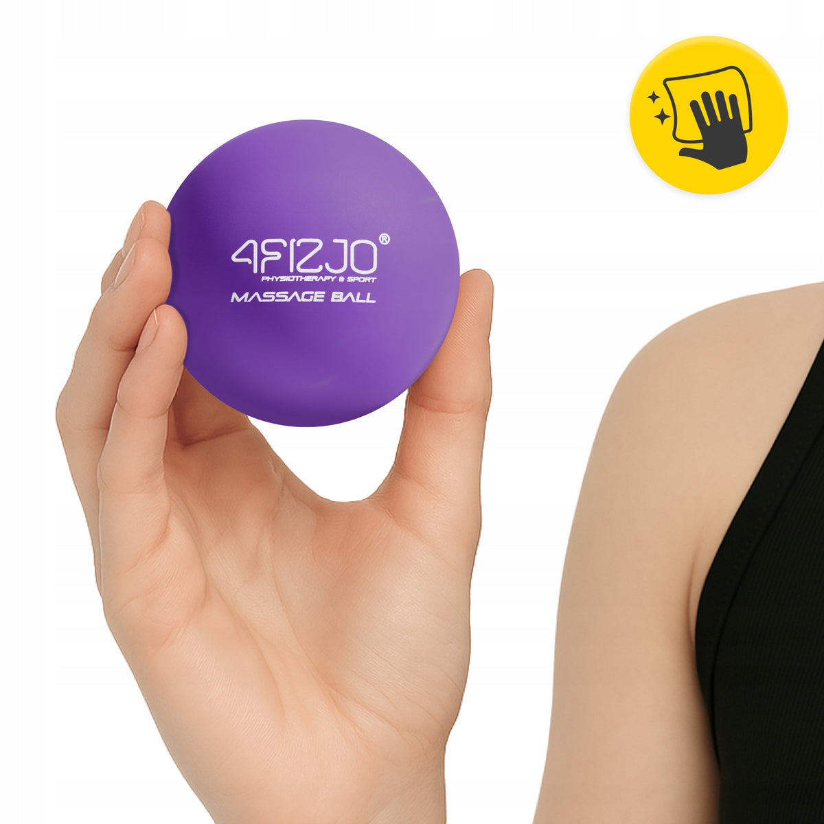 POINT MASSAGE BALL REHABILITATION HARD SILICONE LACROSSE BALL Manufacturer code Piłka do masażu punktowego