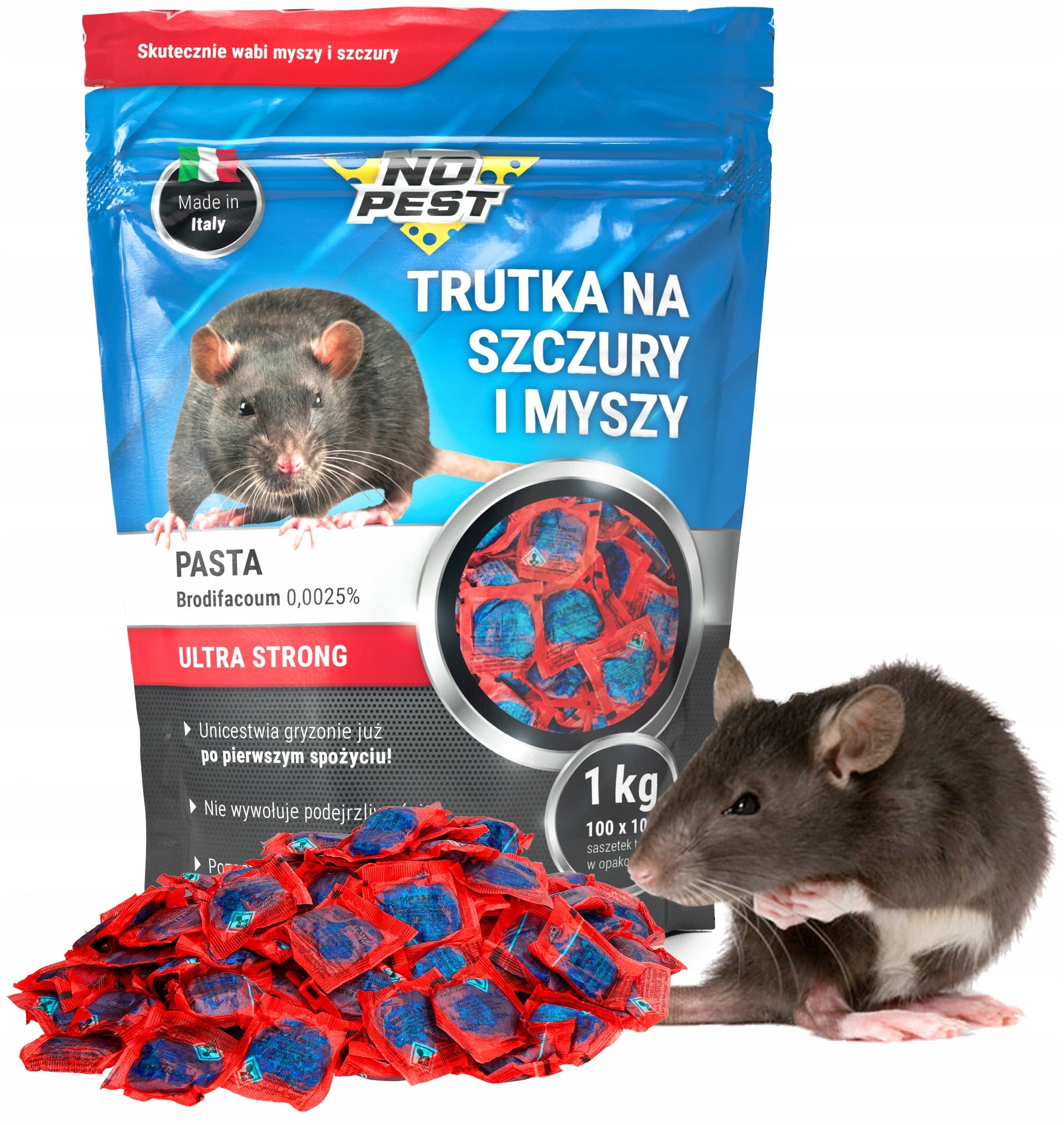 POISON FOR RAT MICE RODENTS POISON PASTE STRONG AGENT NO PEST 1KG