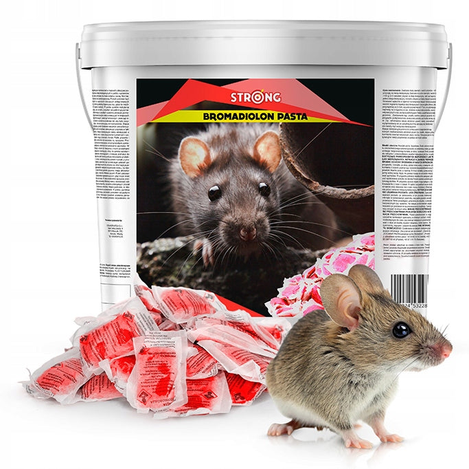 POISON FOR RATS AND MICE STRONG PASTE FOR RODENTS BROMADIOLONE STRONG 3 KG