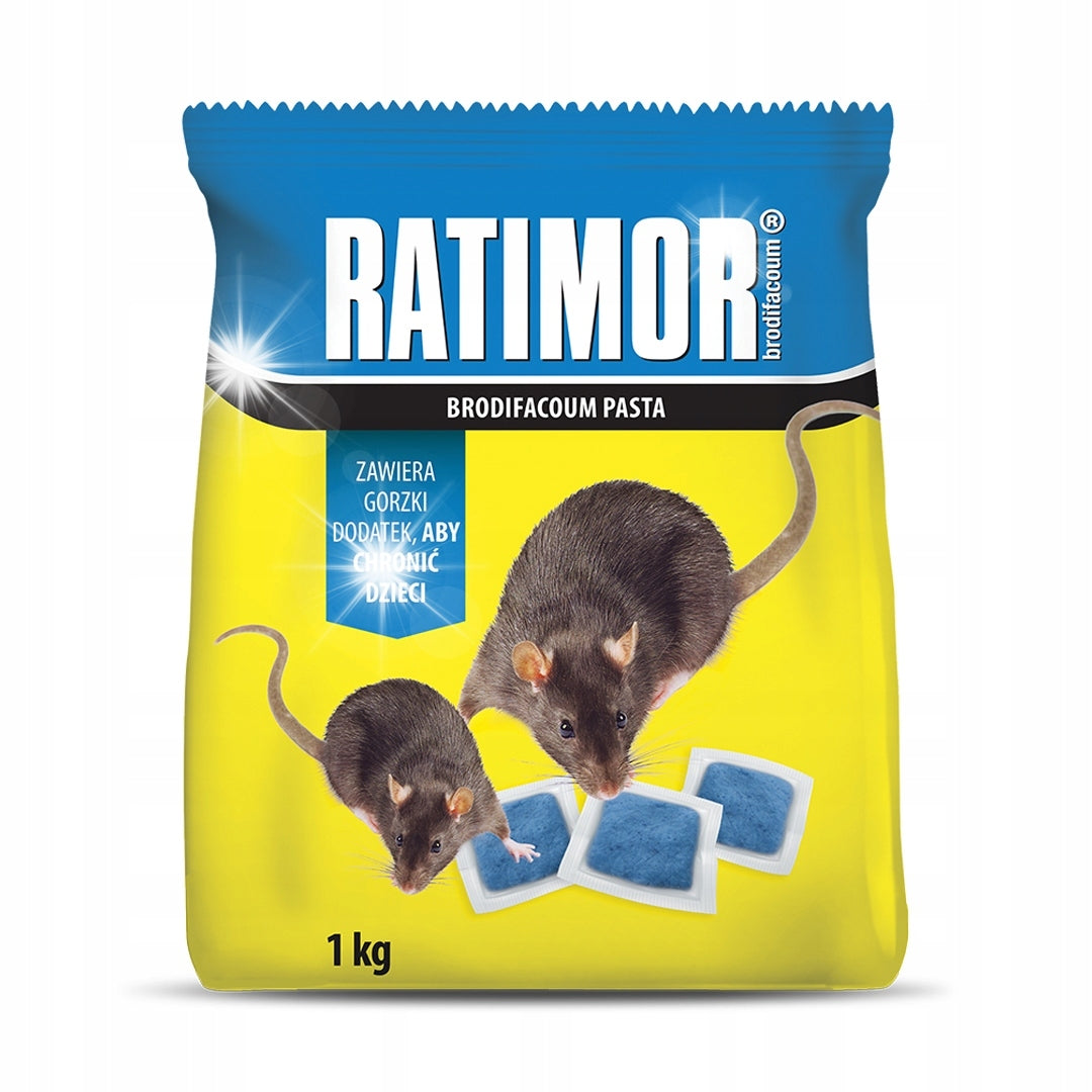 POISON PASTE FOR MICE AND RATS RATIMOR BLUE 1 KG Manufacturer code 364026672