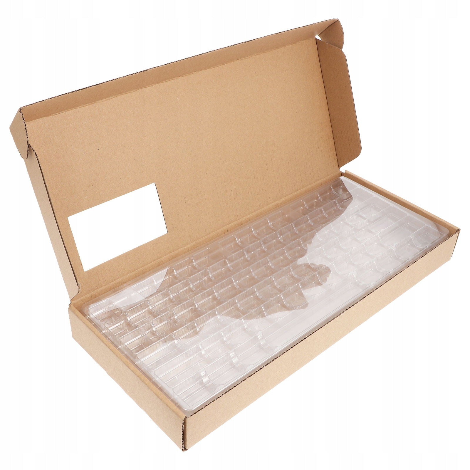 POJEMNIK PLASTIKOWY ORGANIZER NA KLAWISZE 3-WARSTWOWY Z PAPIEREM KRAFT Model 1328284419998