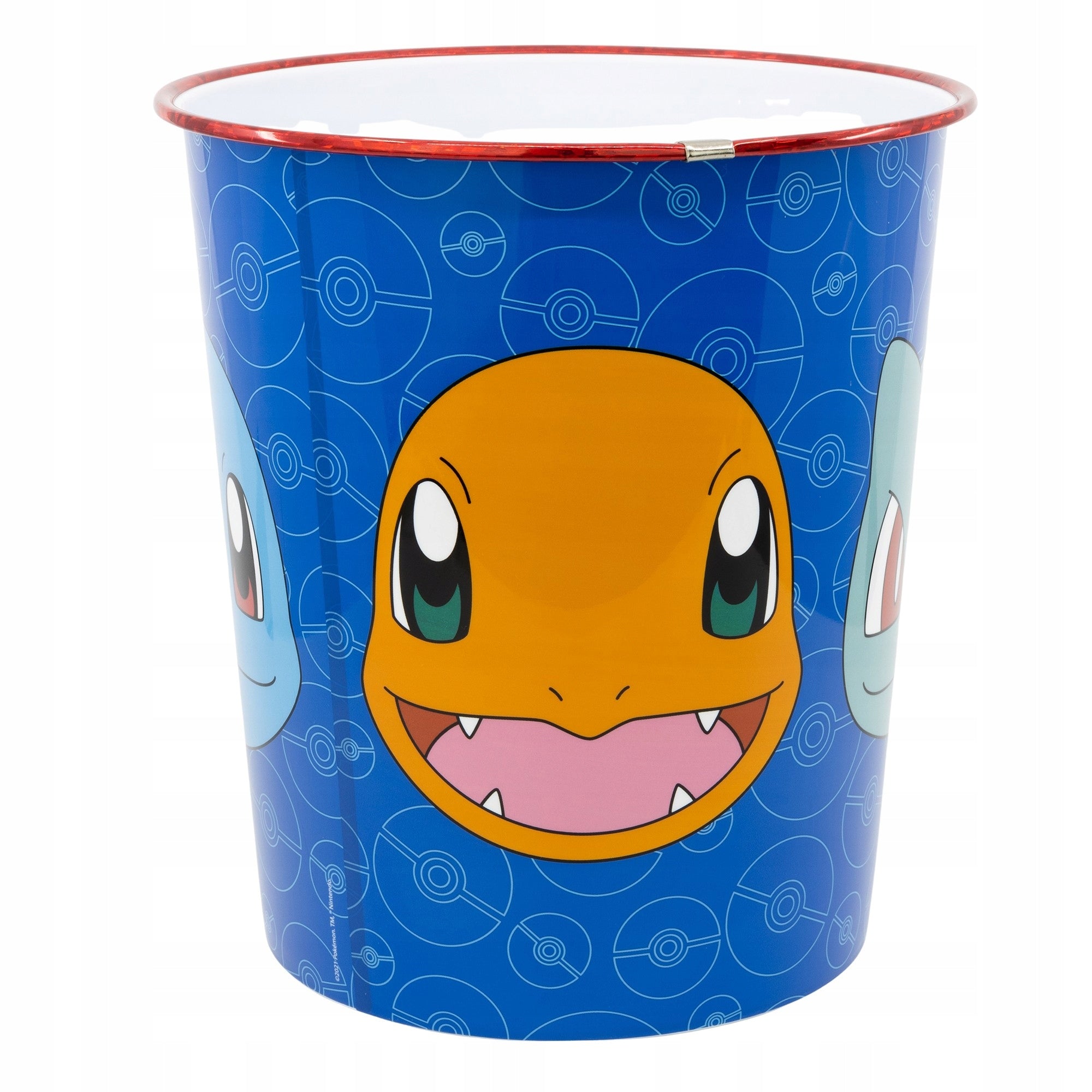 POKEMON Pikachu Charmander Trash Can Children's Room Desk Gift 10L Packaging status original