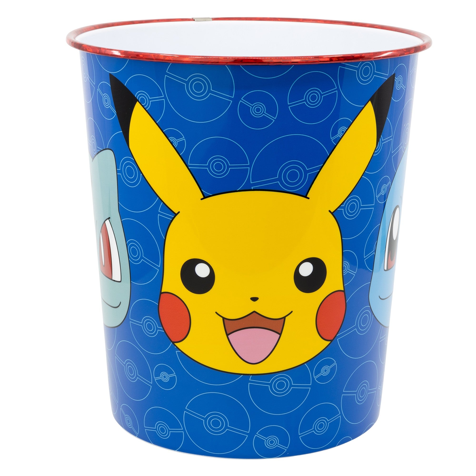 POKEMON Pikachu Charmander Trash Can Children's Room Desk Gift 10L