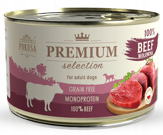 POKUSA - Beef - 400g - Wet Food for Dogs
