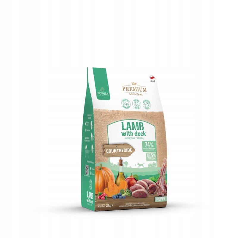 POKUSA - LAMB WITH DUCK FOR PUPPIES 3KG