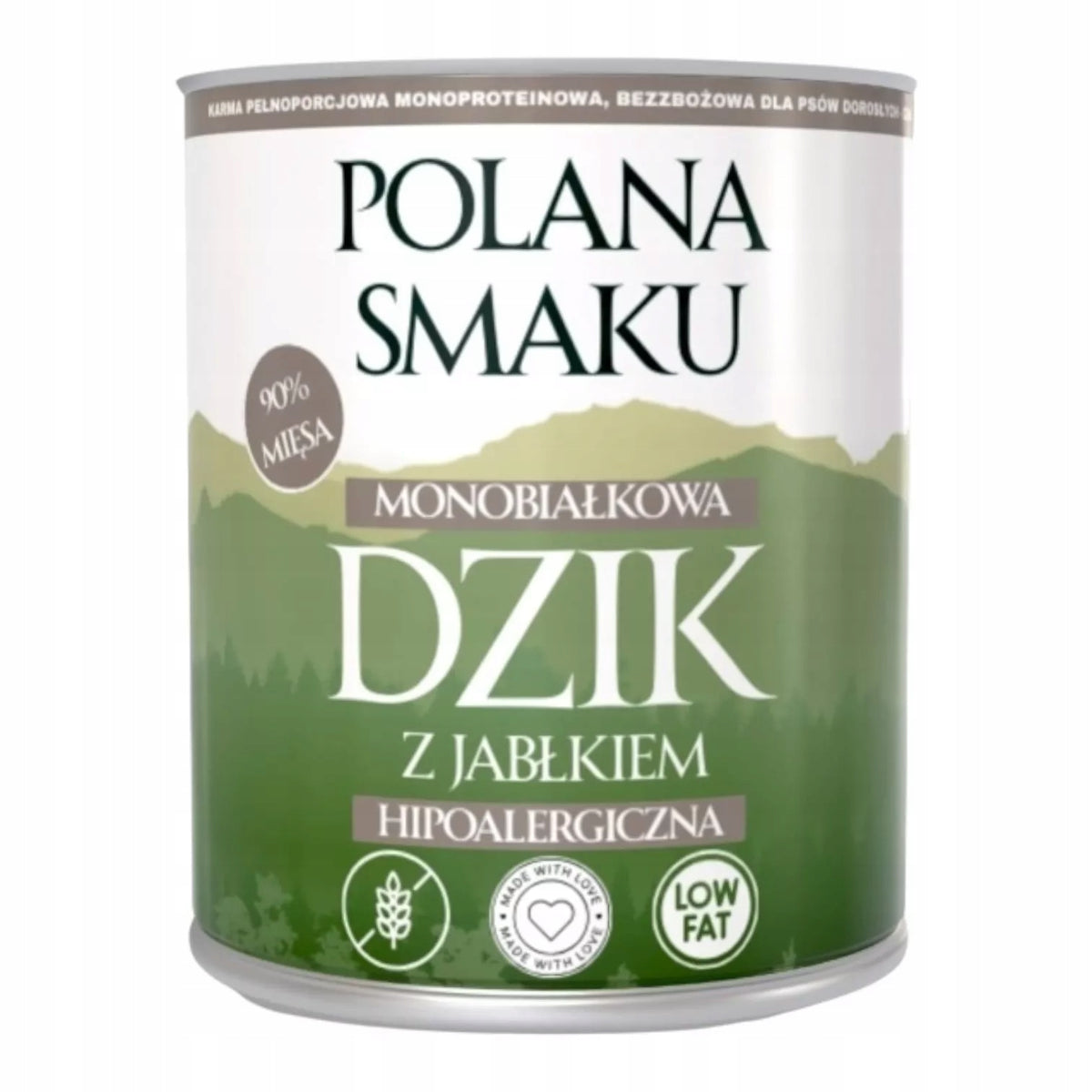 POLANA SMAKU - Boar with Apples 800g - MONOPROTEIN WET FOOD FOR DOGS