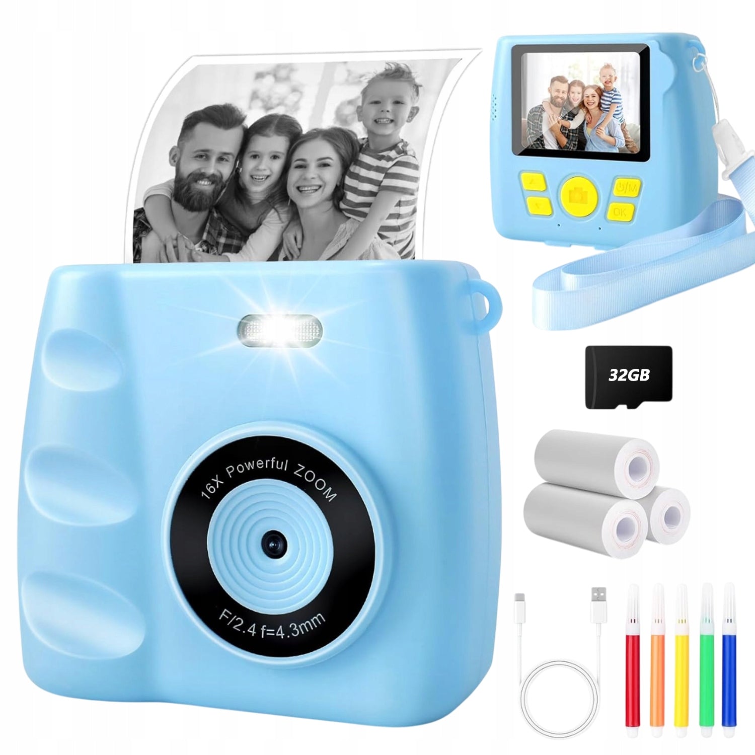 POLAROID INSTANT FOR CHILDREN 32GB PRINTER 3INSERTS PROMOTION