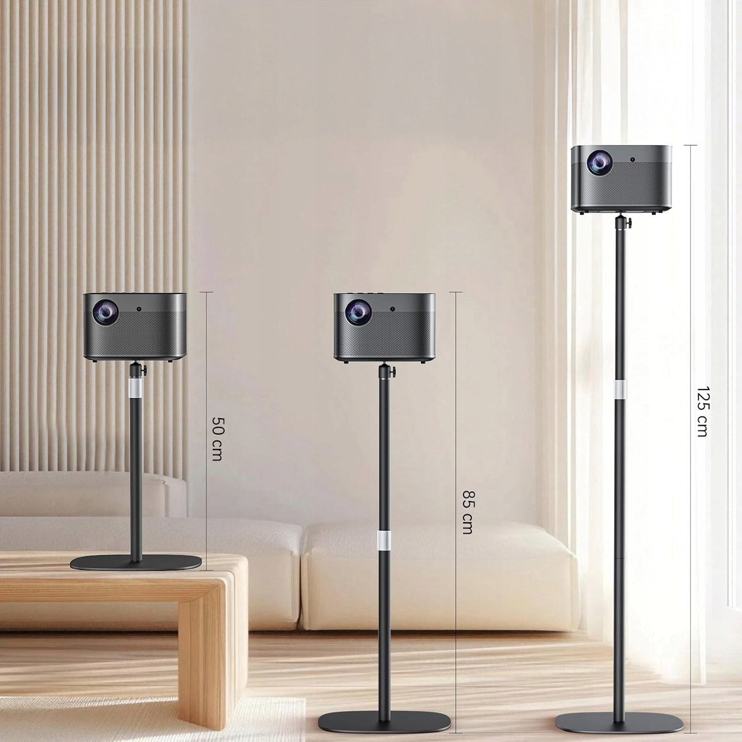 POLESTO YS-125 projector stand projector adjustable 50-125 cm tripod 360° Manufacturer code 5908456436099