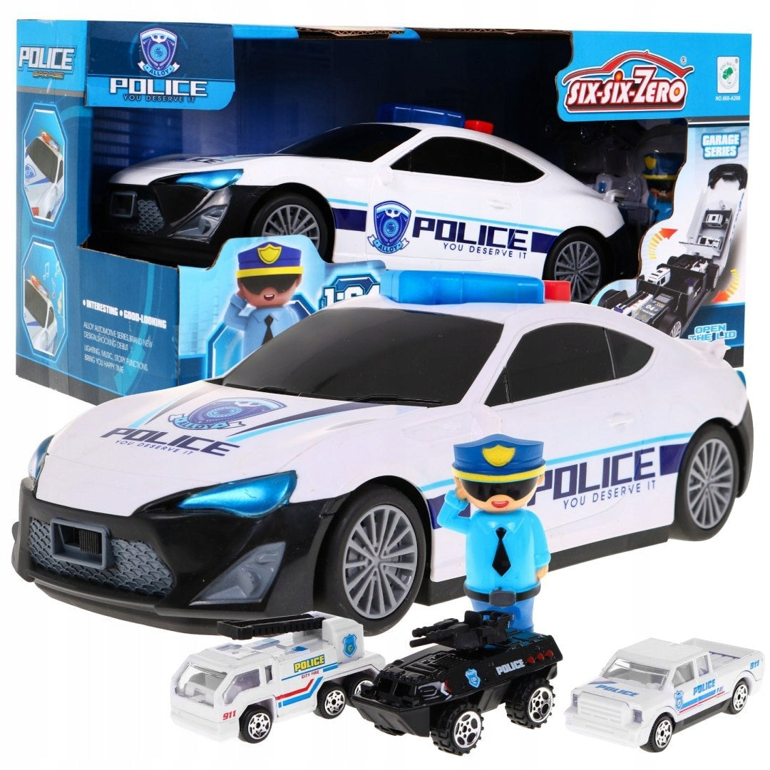 Žaislinė policijos mašina Six Six Zero