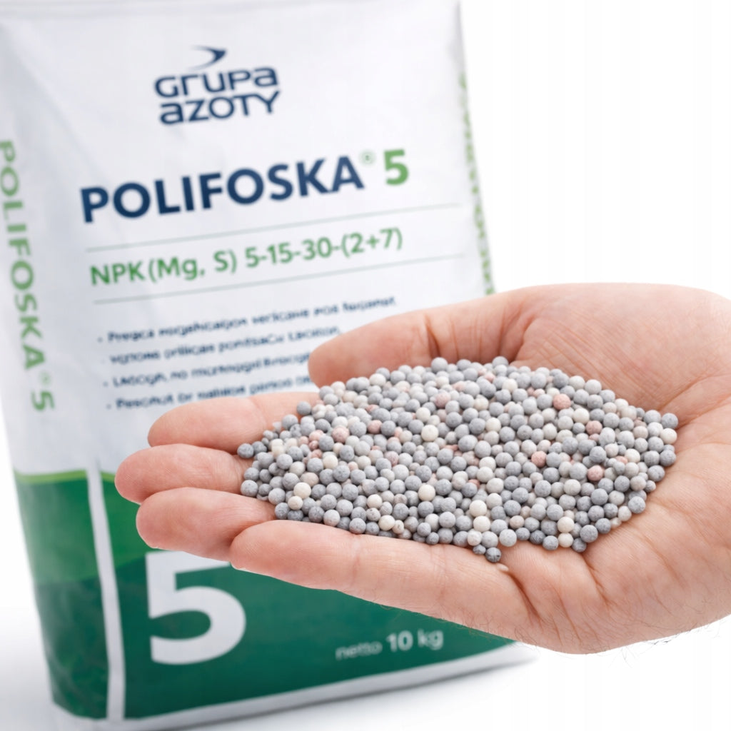POLIFOSKA FERTILIZER 5 NPK 10kg ORIGINAL FOR LAWN GRASS VEGETABLES TUJI GARDEN Manufacturer Grupa Azoty
