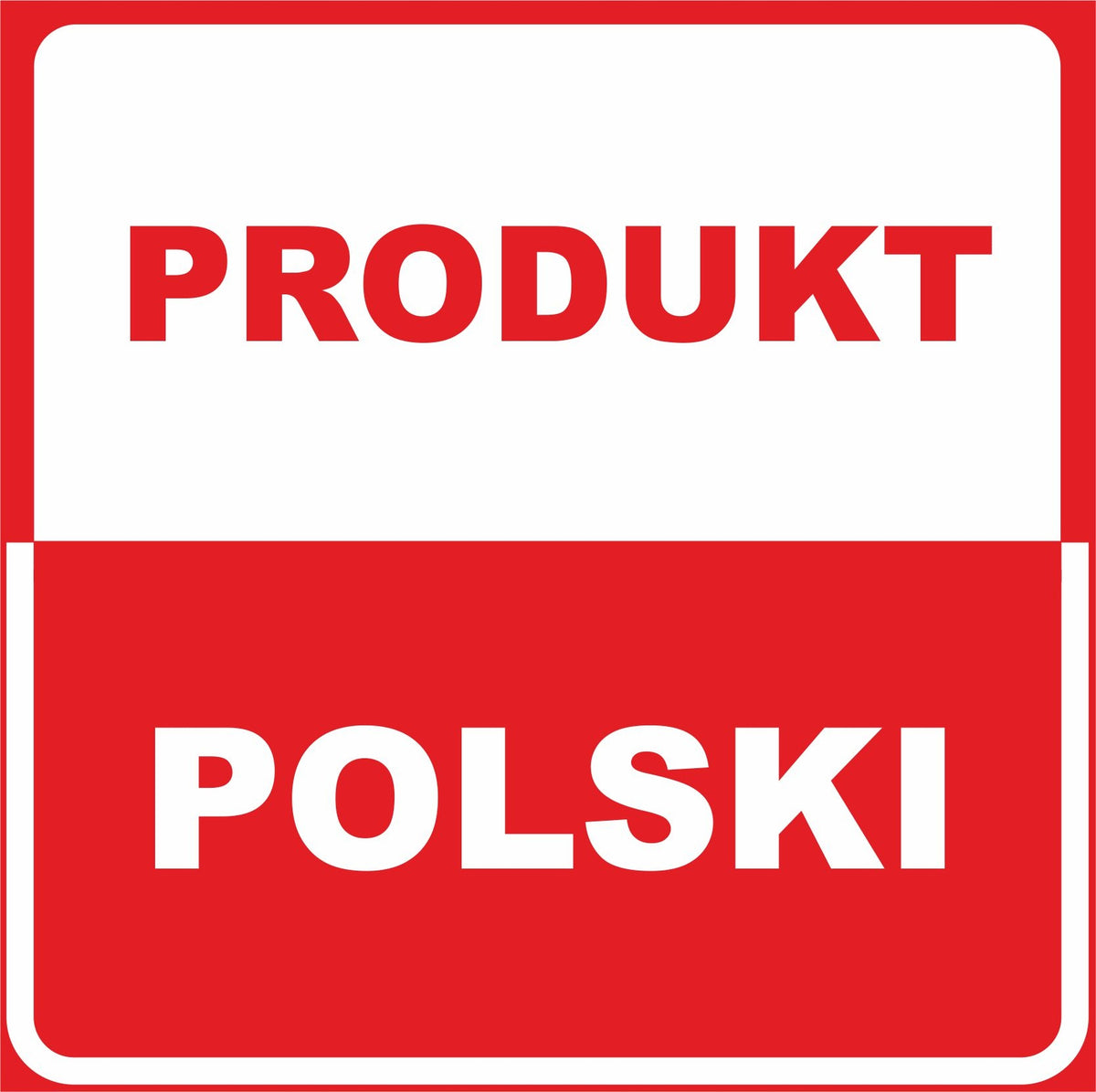 POLISH PRODUCT package label sticker 1000 pcs