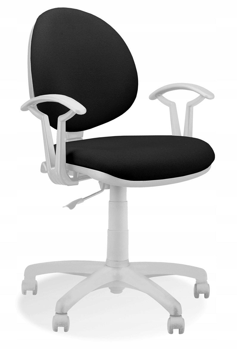 POLISH children's swivel chair SMART white M43 black Nowy Styl