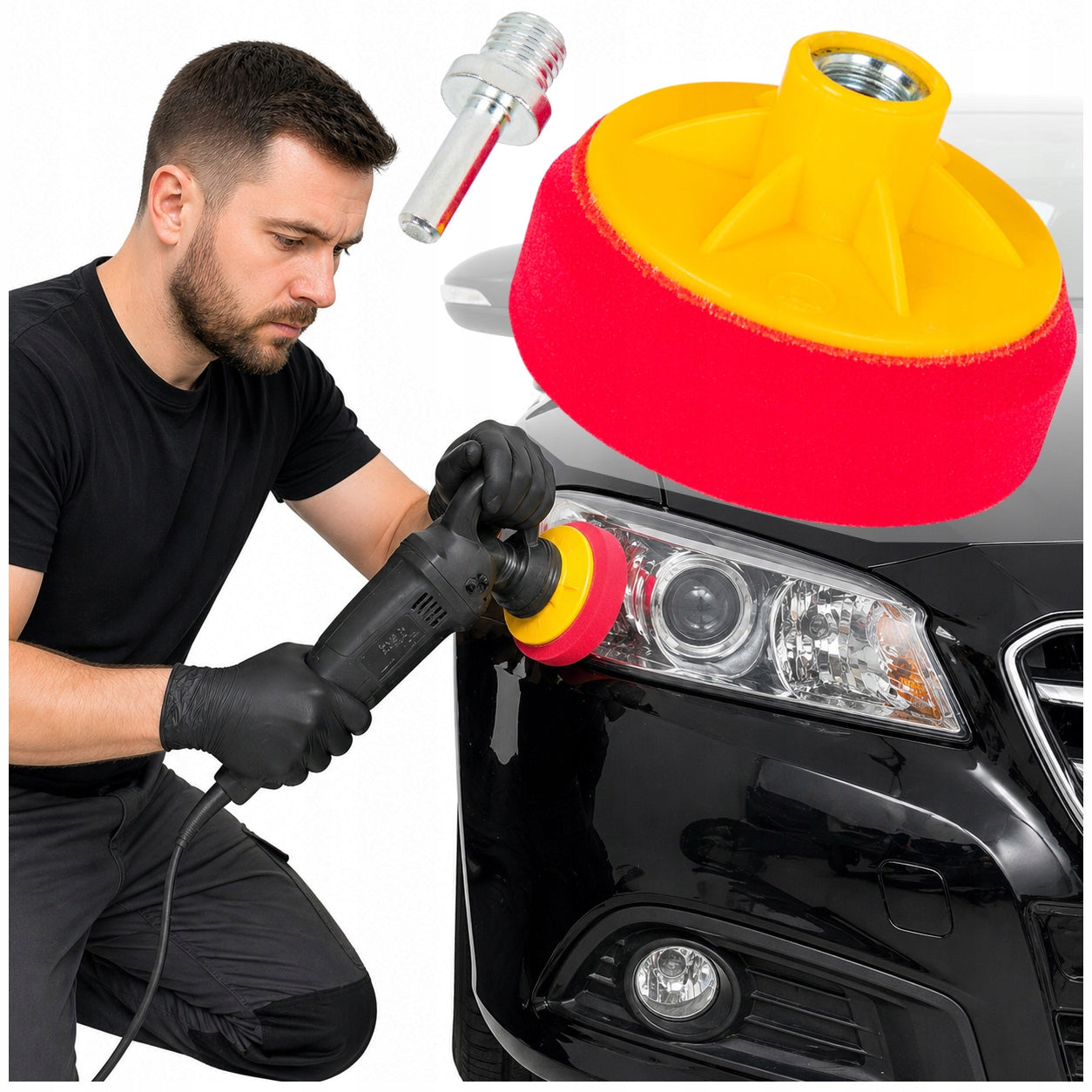POLISHING SPONGE PAD FOR POLISHING CAR HEADLIGHT LAMPS M14