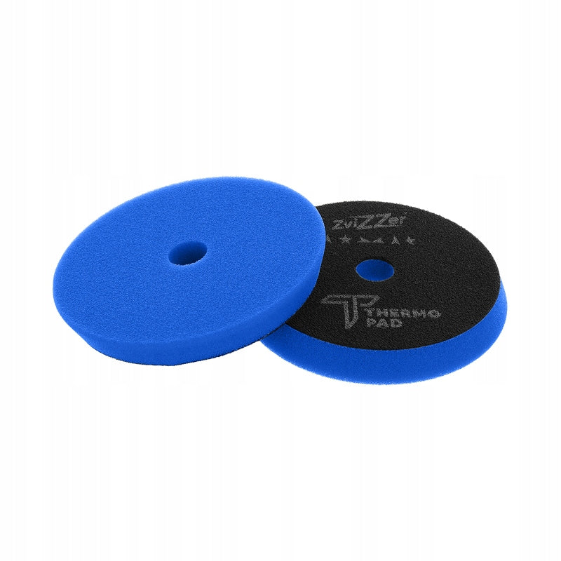 POLISHING SPONGE PAD ONE STEP ZviZZer Thermo Pad Blue MEDIUM CUT 140/20/125mm