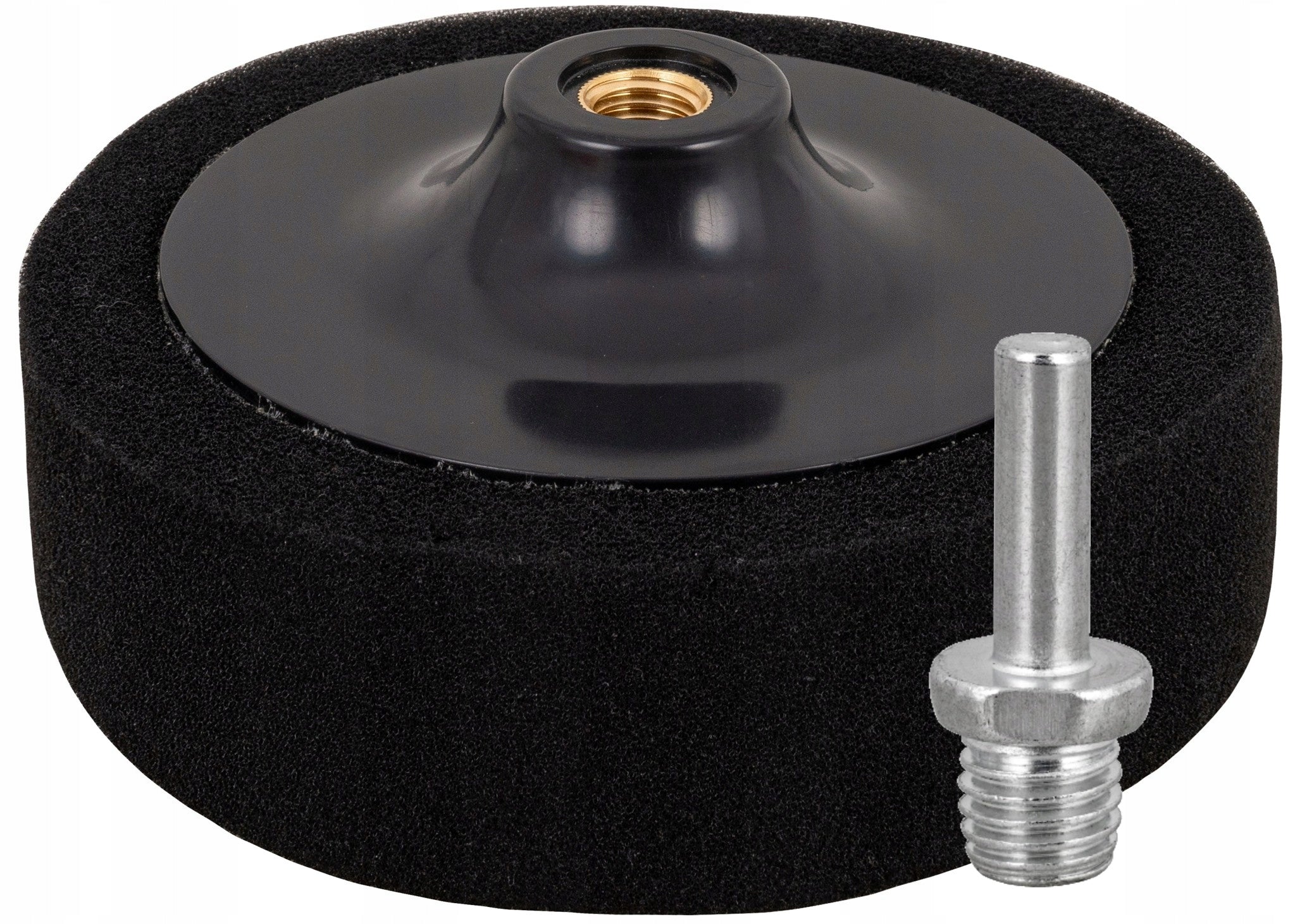 POLISHING SPONGE SOFT 125mm + POLISHING PAD ADAPTER FOR DRILL POLISHER
