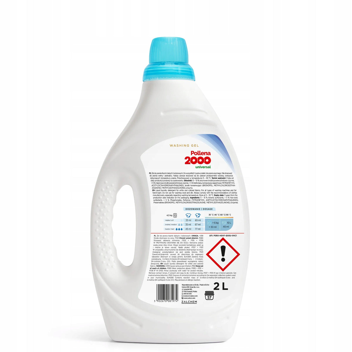 POLLENA 2000 Universal washing gel 2 L Packaging status original