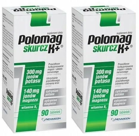 POLOMAG K+ Shrink Magnesium Potassium Vitamin B6 90 pcs.