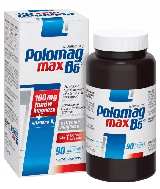POLOMAG MAX B6 90TABL MAGNESIUM CITRATE FATIGUE