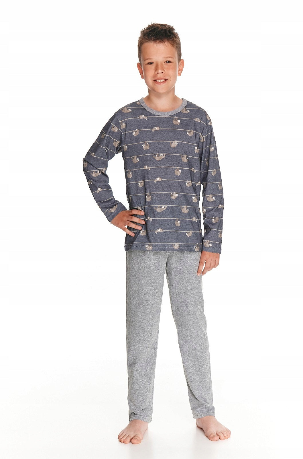 Pyjama für Jungen, grau 